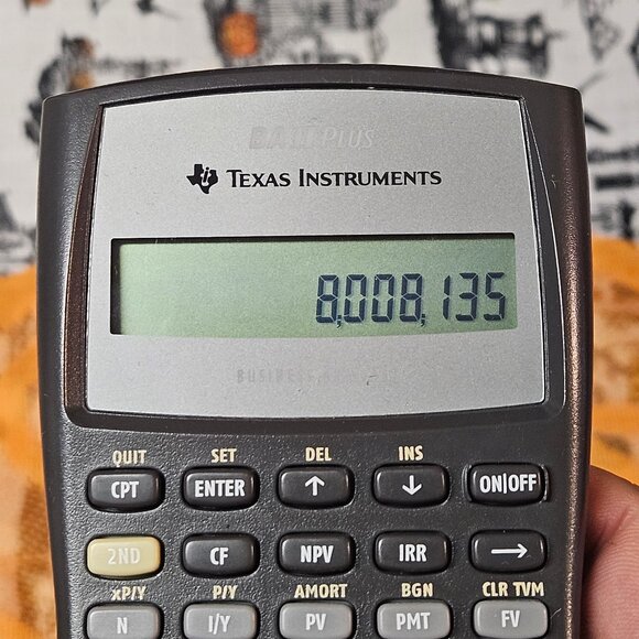 Texas Instruments BA II Plus Business Analyst Handheld Calculator Financial - Picture 4 of 4